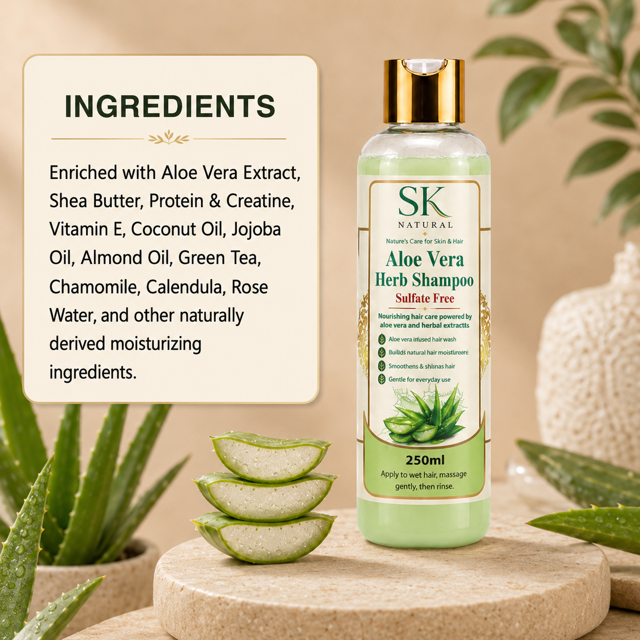 Aloe Vera Herb Shampoo