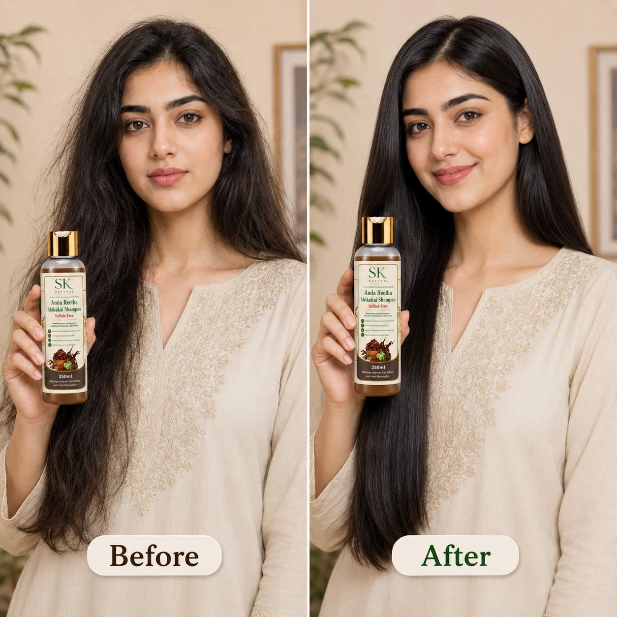 Amla Reetha Shikakai Shampoo