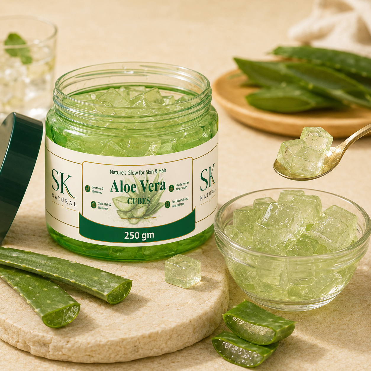 Aloe Vera Cubes