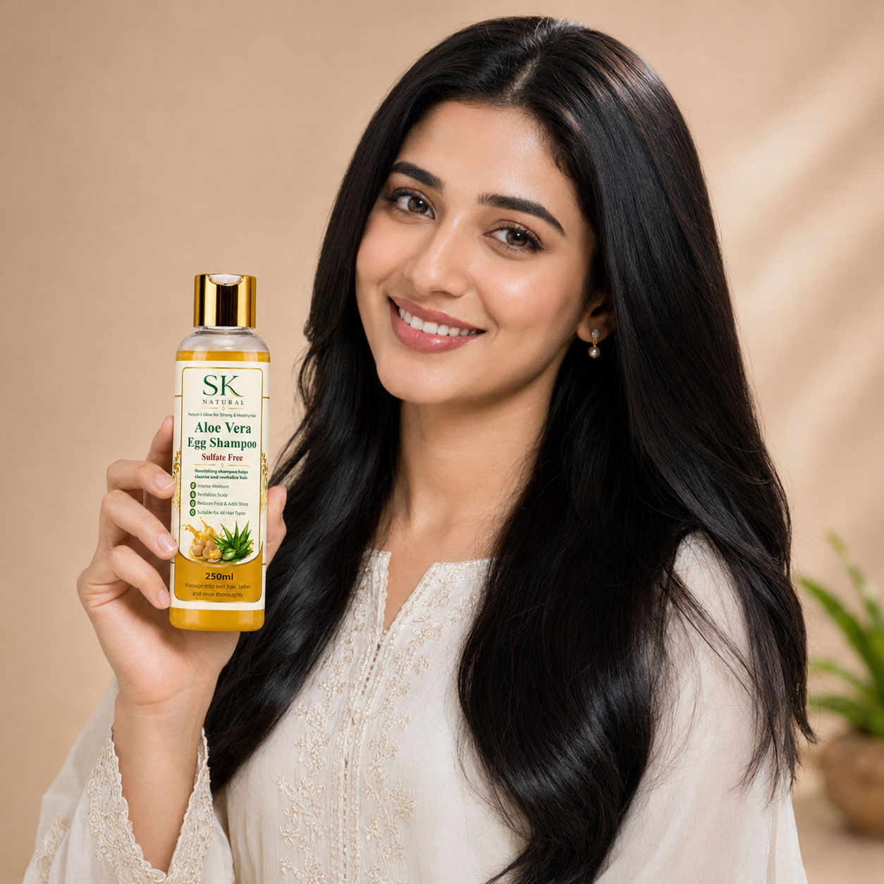 Aloe Vera Egg Shampoo
